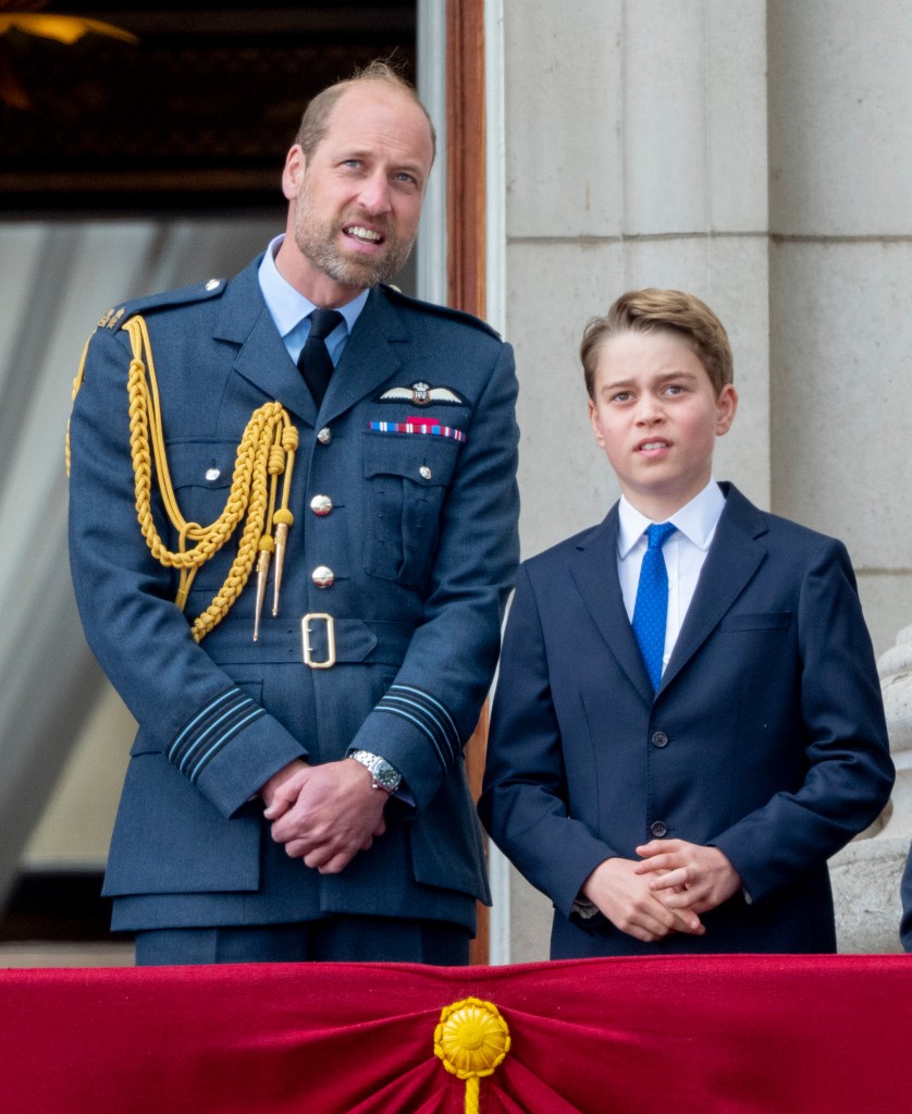 Prince William and Prince George in May 2025. 