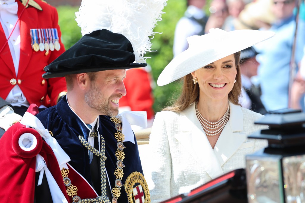 Prince William and Kate Middleton in June 2025. 