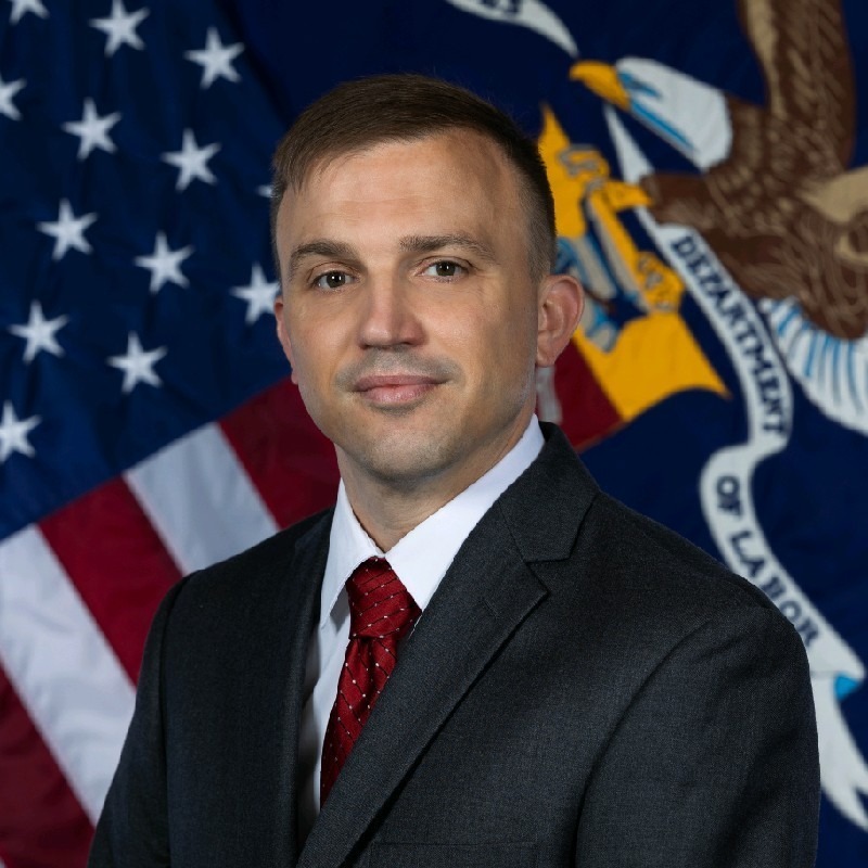 Portrait of Michael Mikulka, Assistant Inspector General at the U.S. Department of Labor.