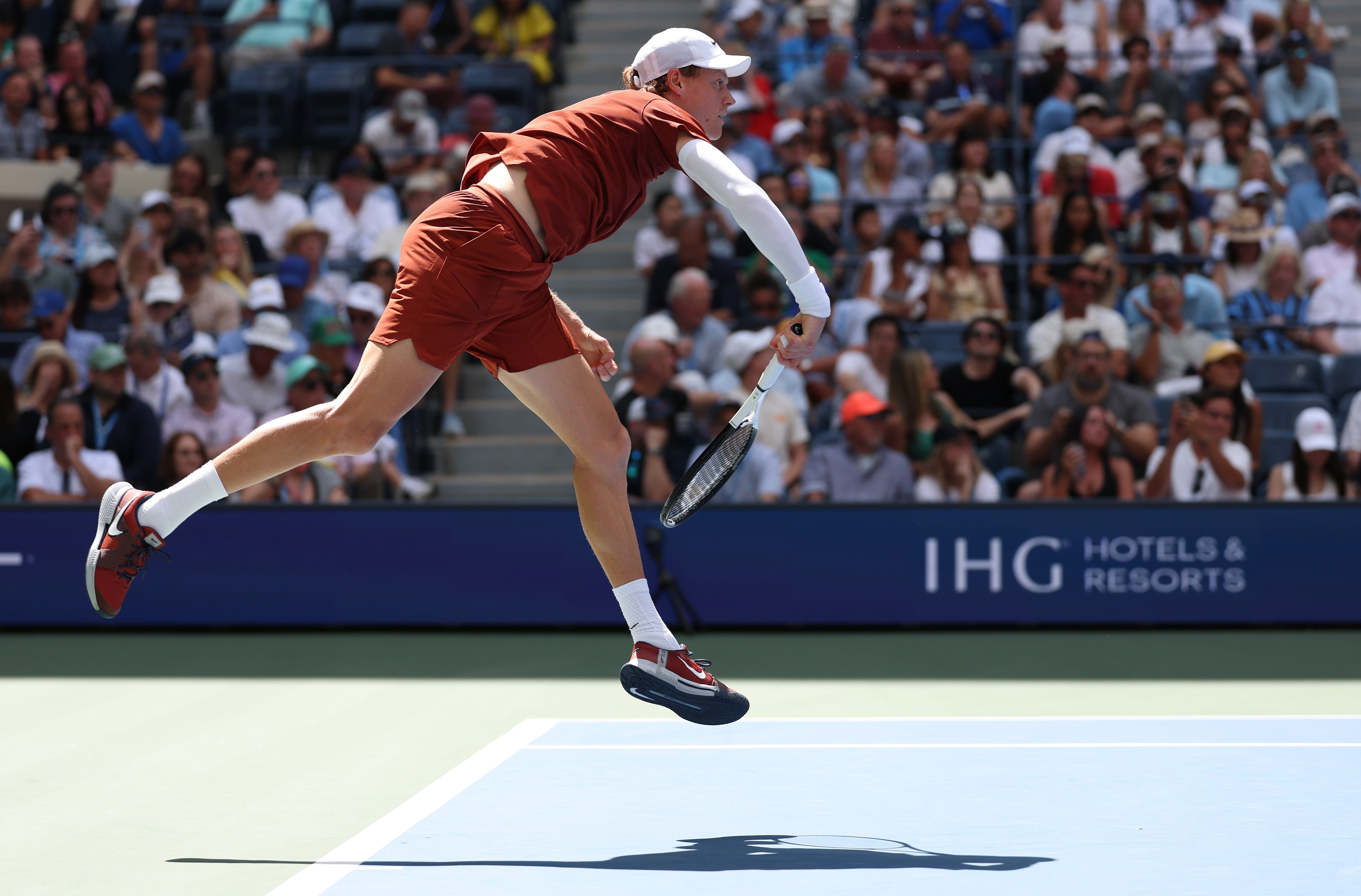 Jannik Sinner at the 2025 US Open in August.