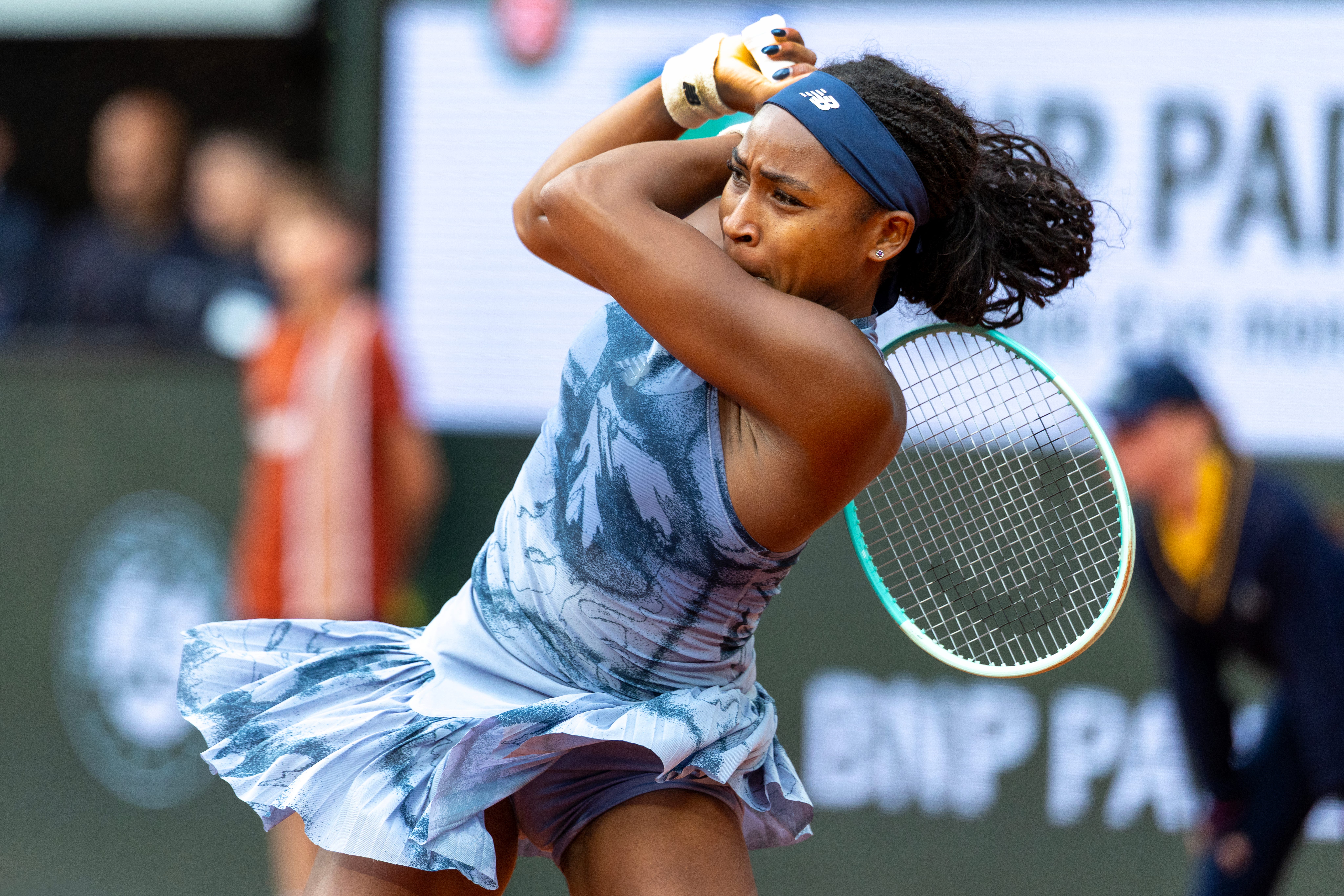 Coco Gauff is playing tennis