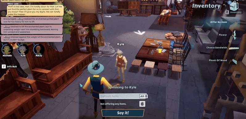 Retail Mage AI video game
