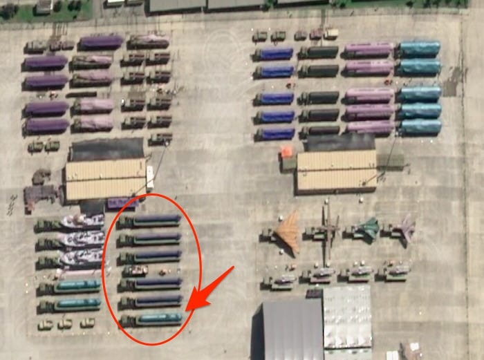 Overhead photos show what could look like Russia's Poseidon.