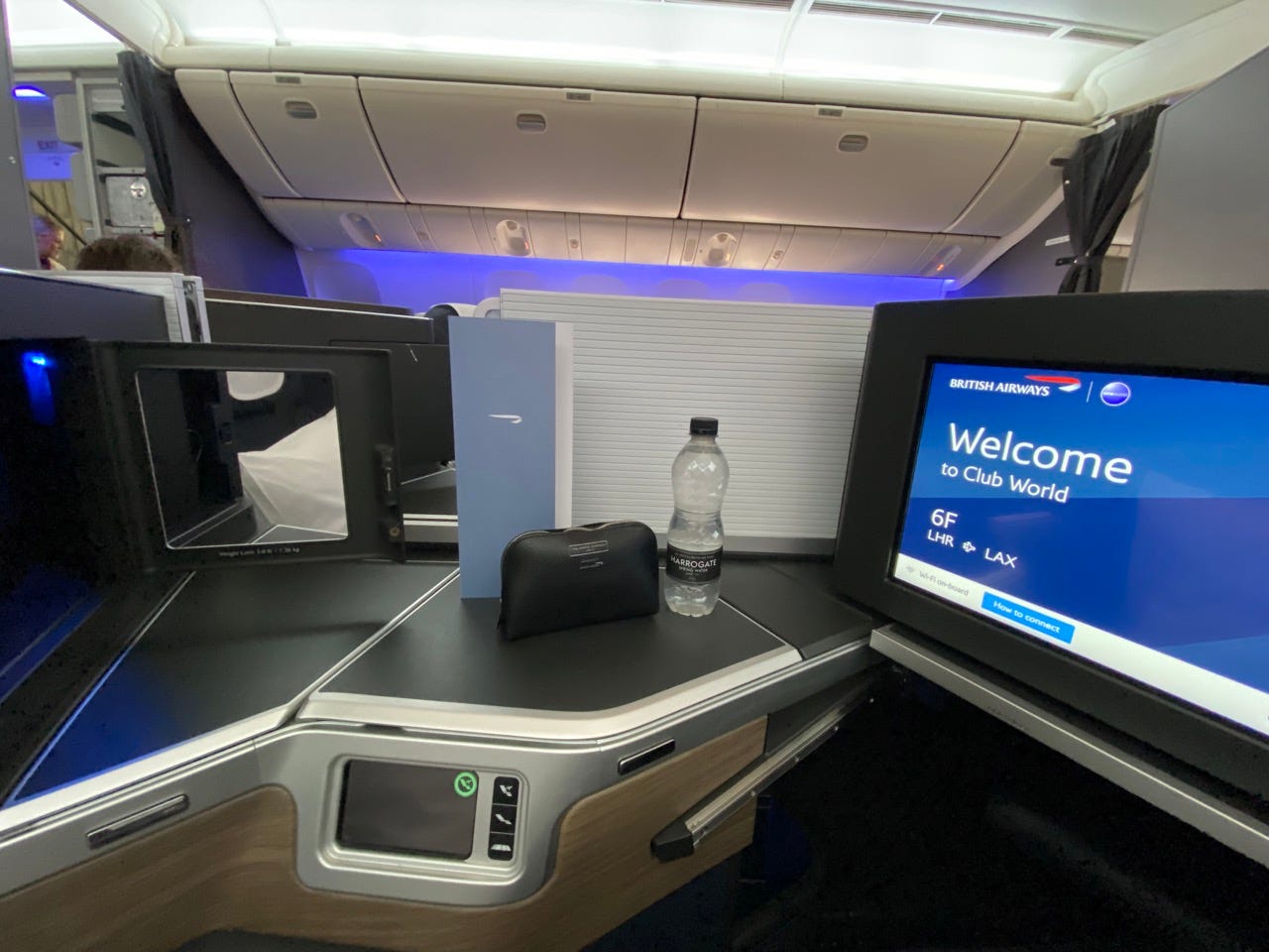 British Airways business-class seat