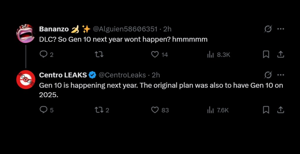Pokémon Gen 10 Release Date Rumor 