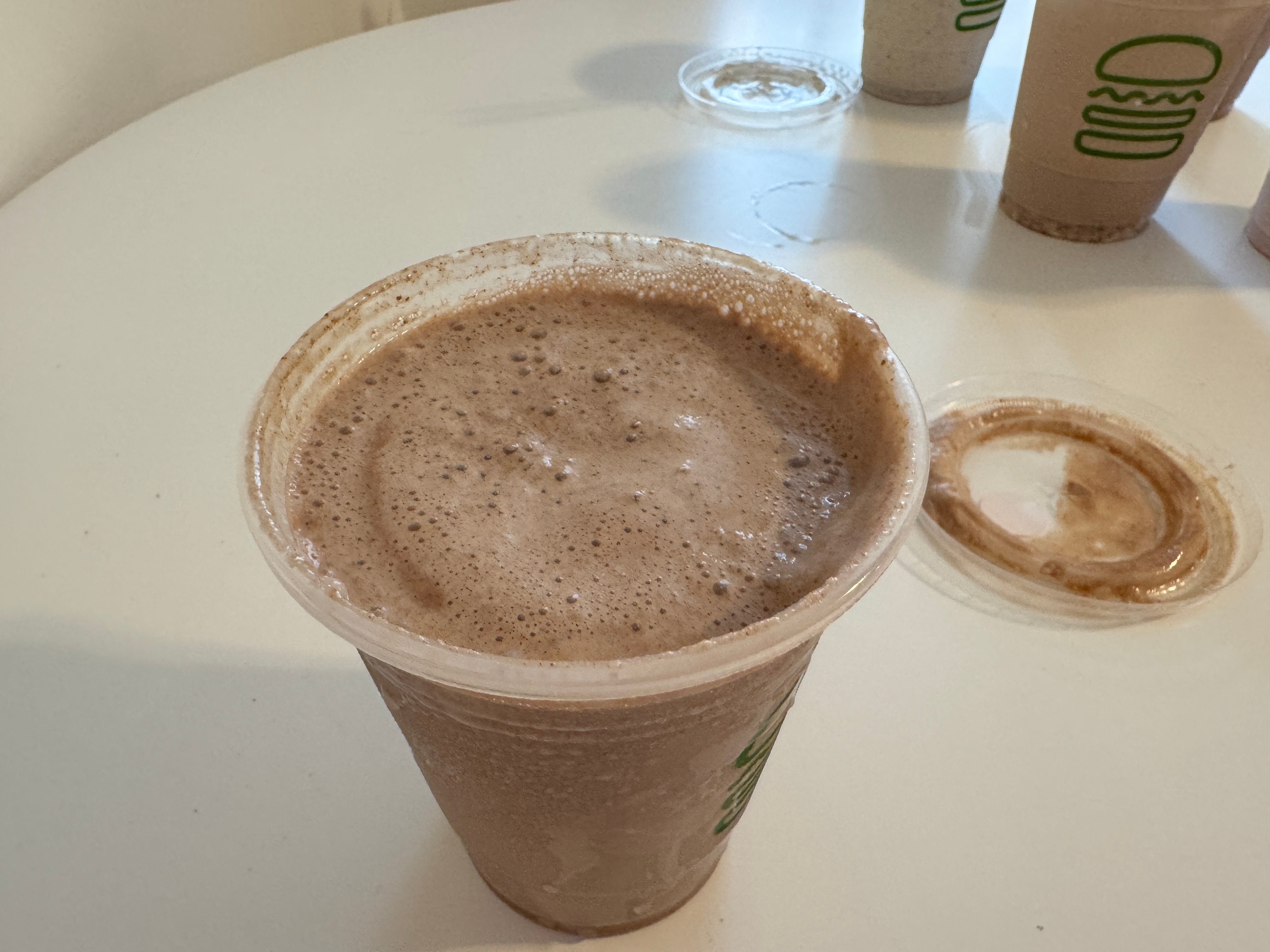 vanilla and chocolate shake