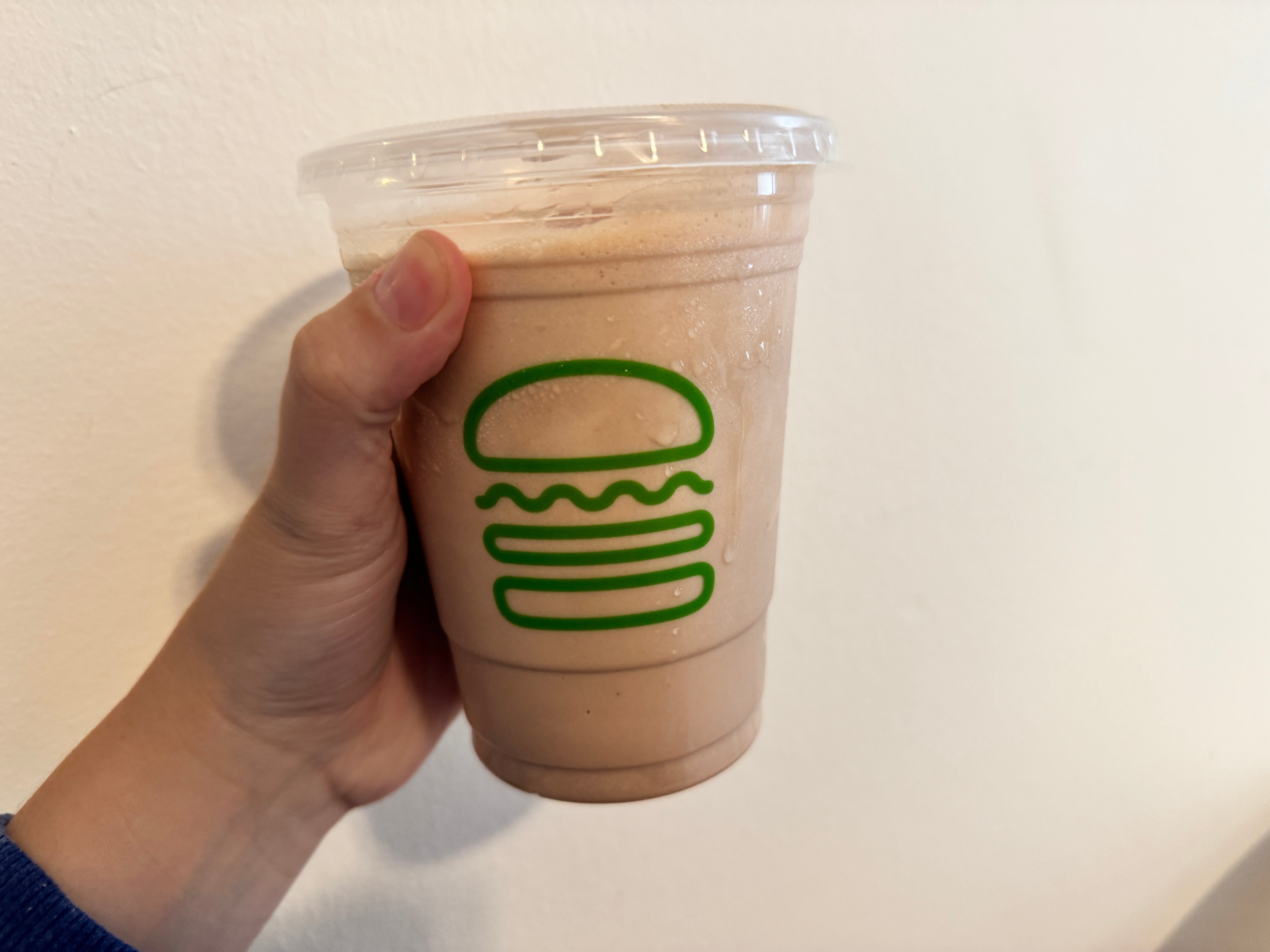 black and white milkshake shack shake