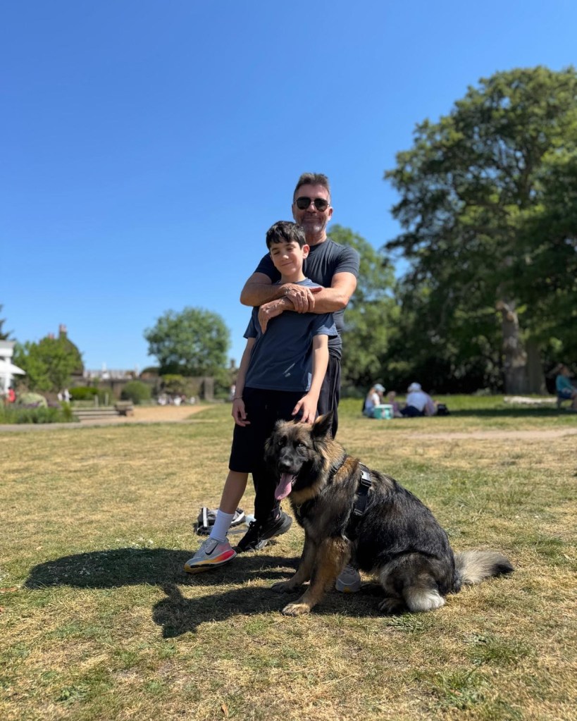 Simon Cowell and son Eric
