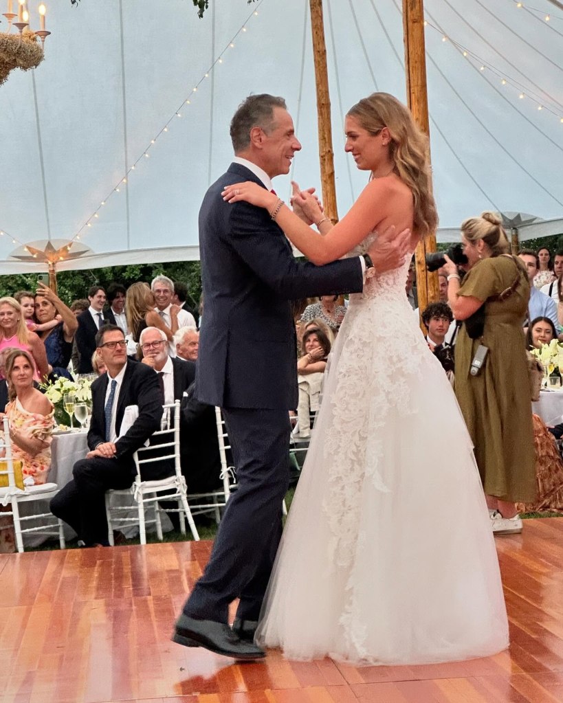 Andrew Cuomo and his daughter Mariah danced to a Billy Joel song at her wedding