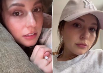 ‘Nervous’ Katie Thurston breaks down in tears as she starts feeling sick amid stage 4 breast cancer battle