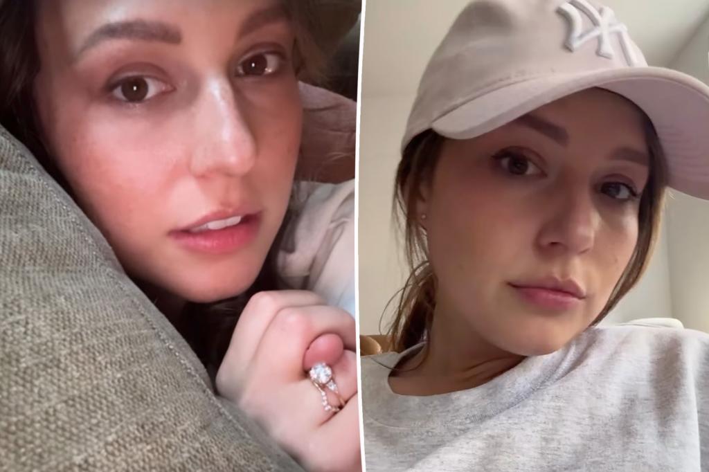 ‘Nervous’ Katie Thurston breaks down in tears as she starts feeling sick amid stage 4 breast cancer battle