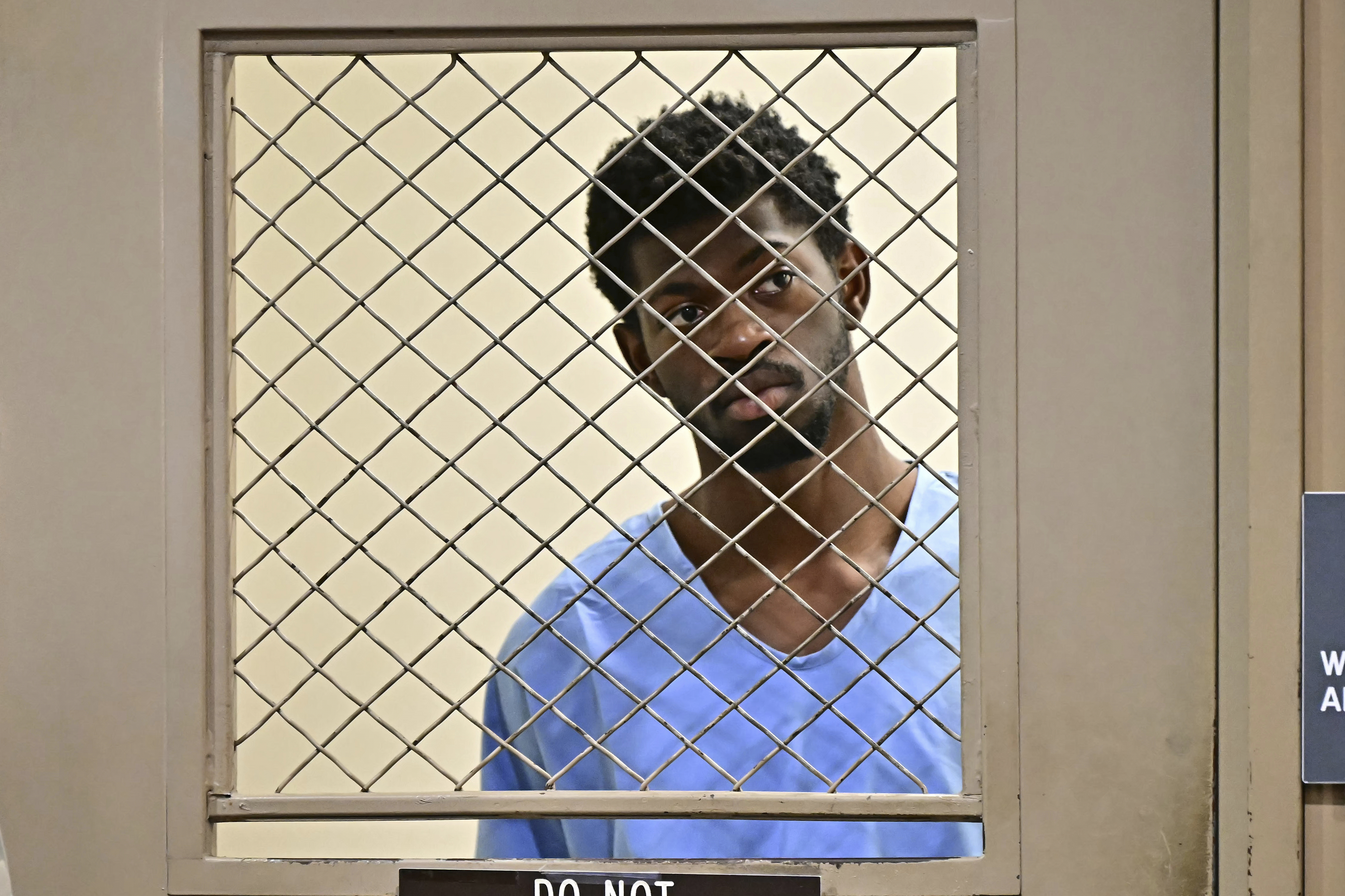 Lil Nas X behind bars. 