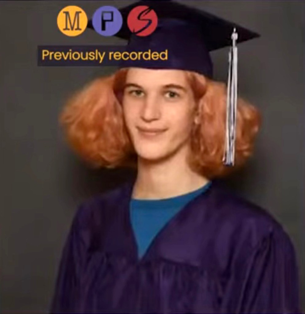 Robin Westman graduation picture.