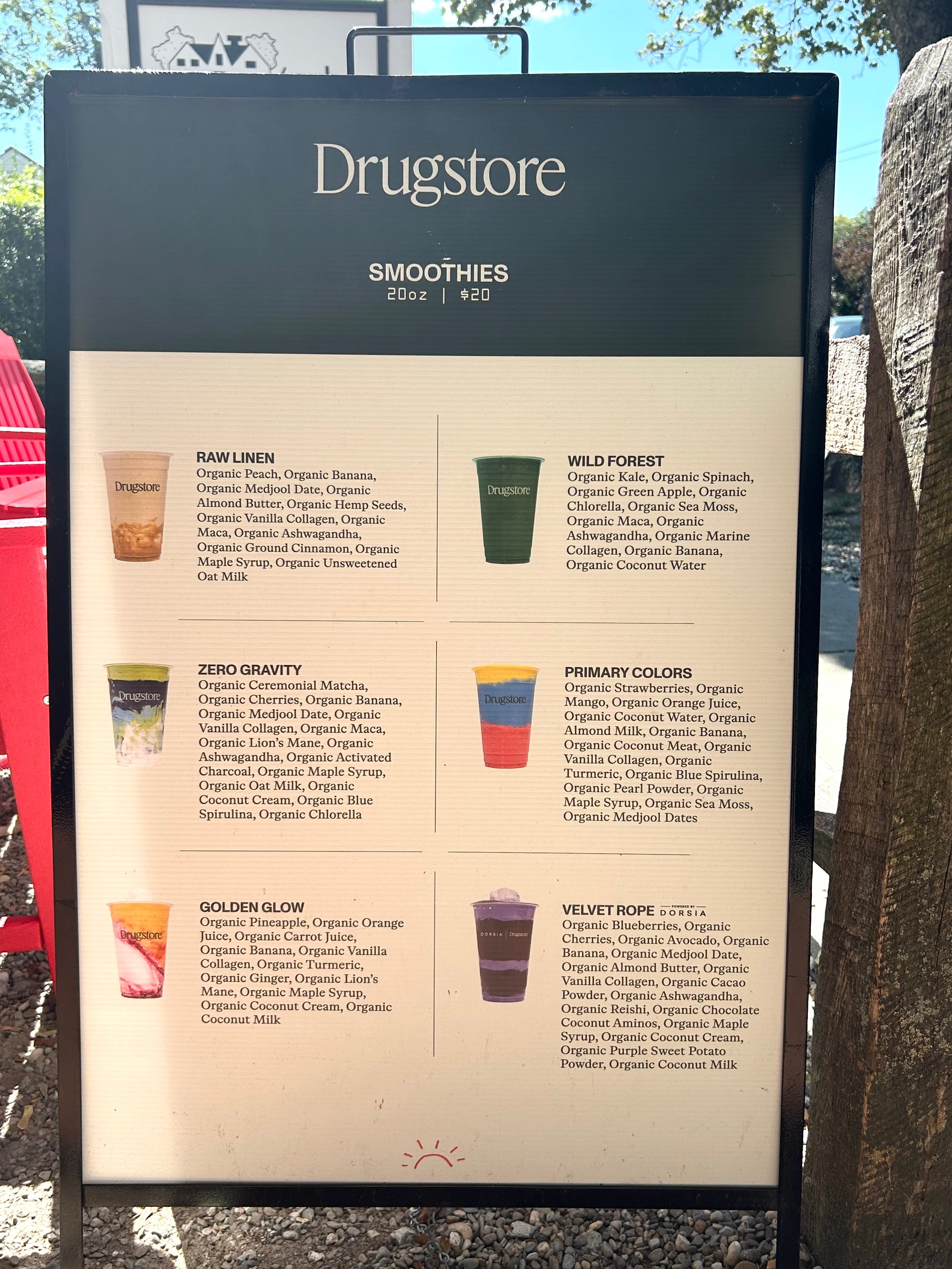 Drugstore smoothies
