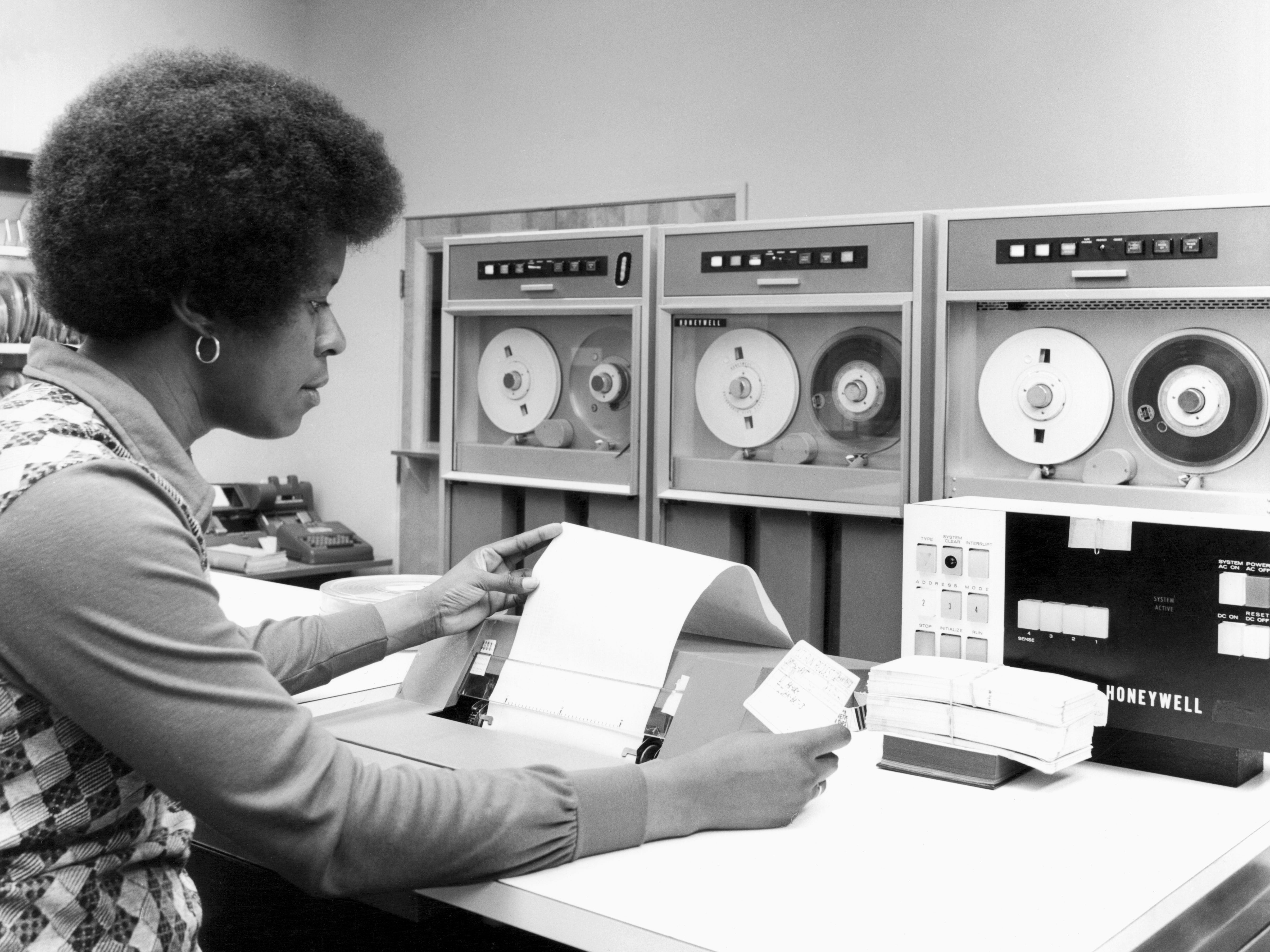 woman working 1960s