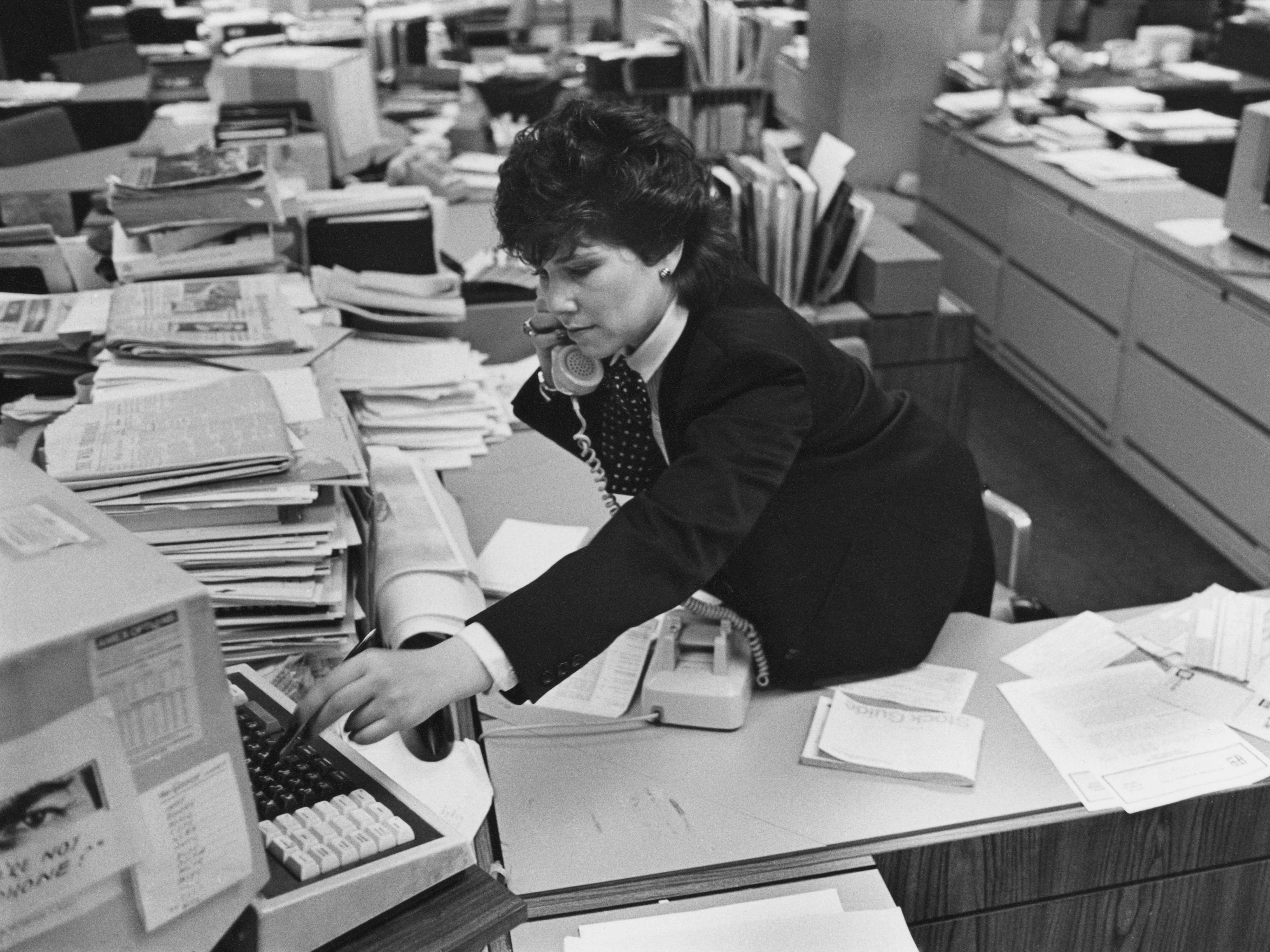 female stockbroker