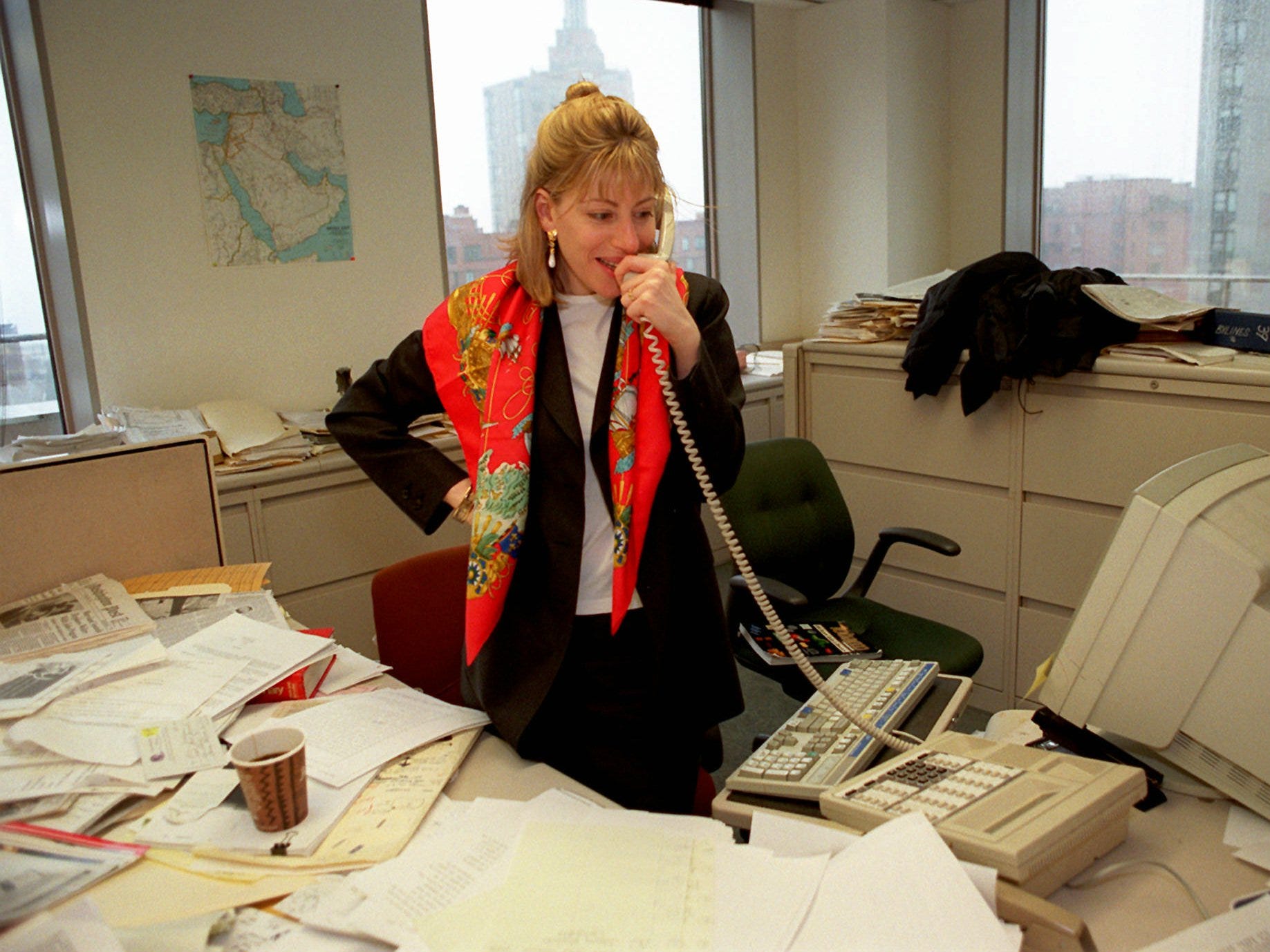 1990s woman office