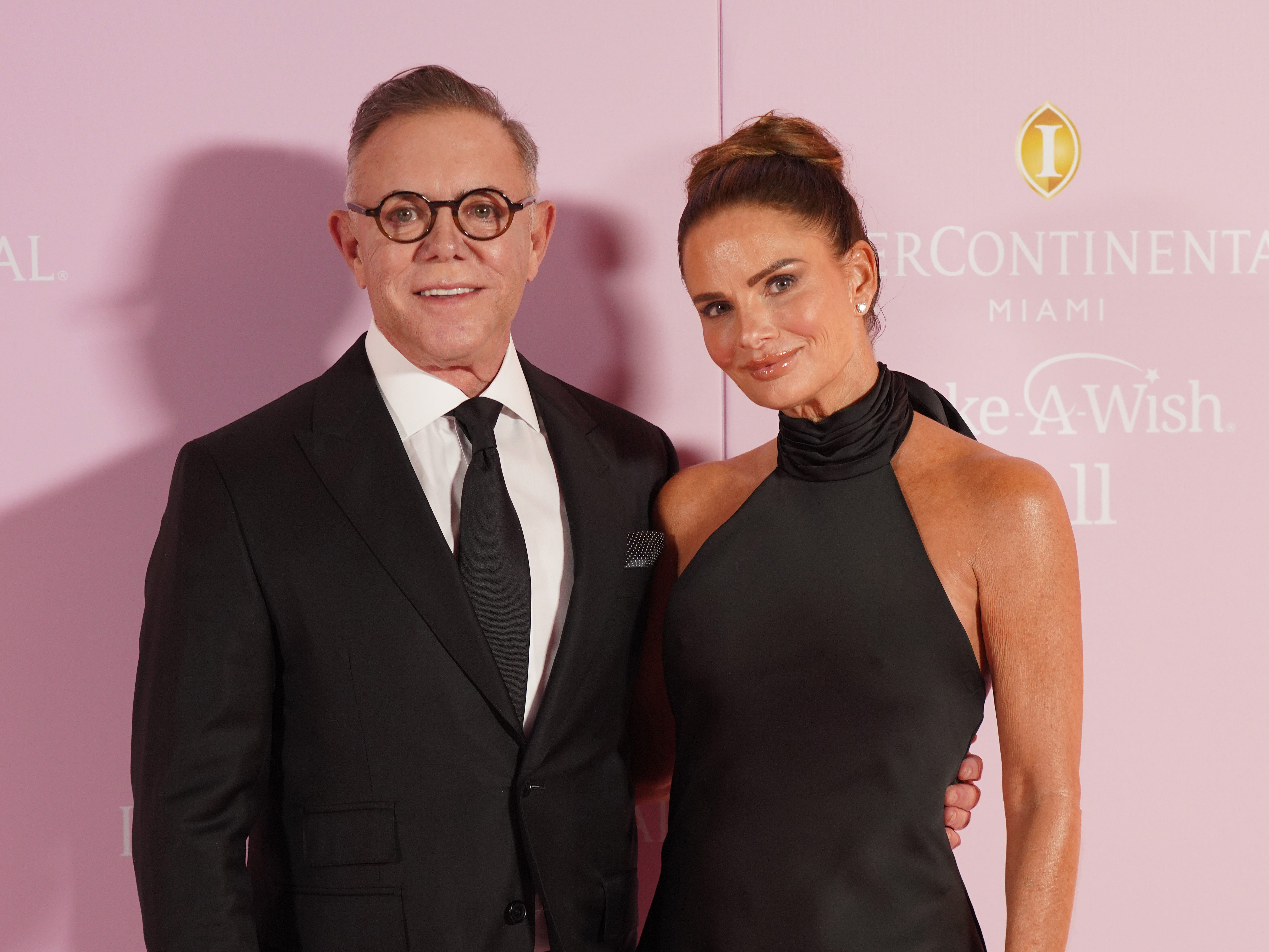 Shareef Malnik and Gabrielle Anwar attend the 28th Annual InterContinental Miami Make-A-Wish Ball