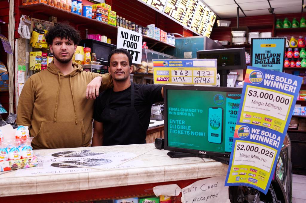 Esam Deli employees Hussain Musaid, left, and Selem Musaid 
