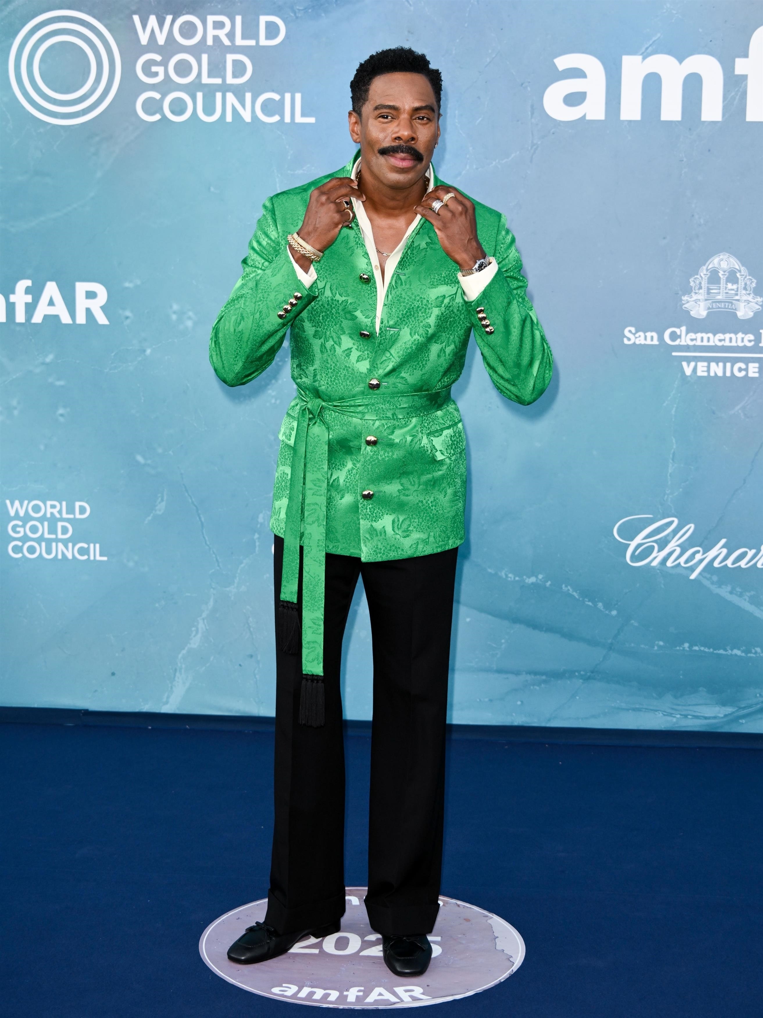 Colman Domingo attends the amfAR Gala Venezia 2025 presented by World Gold Council