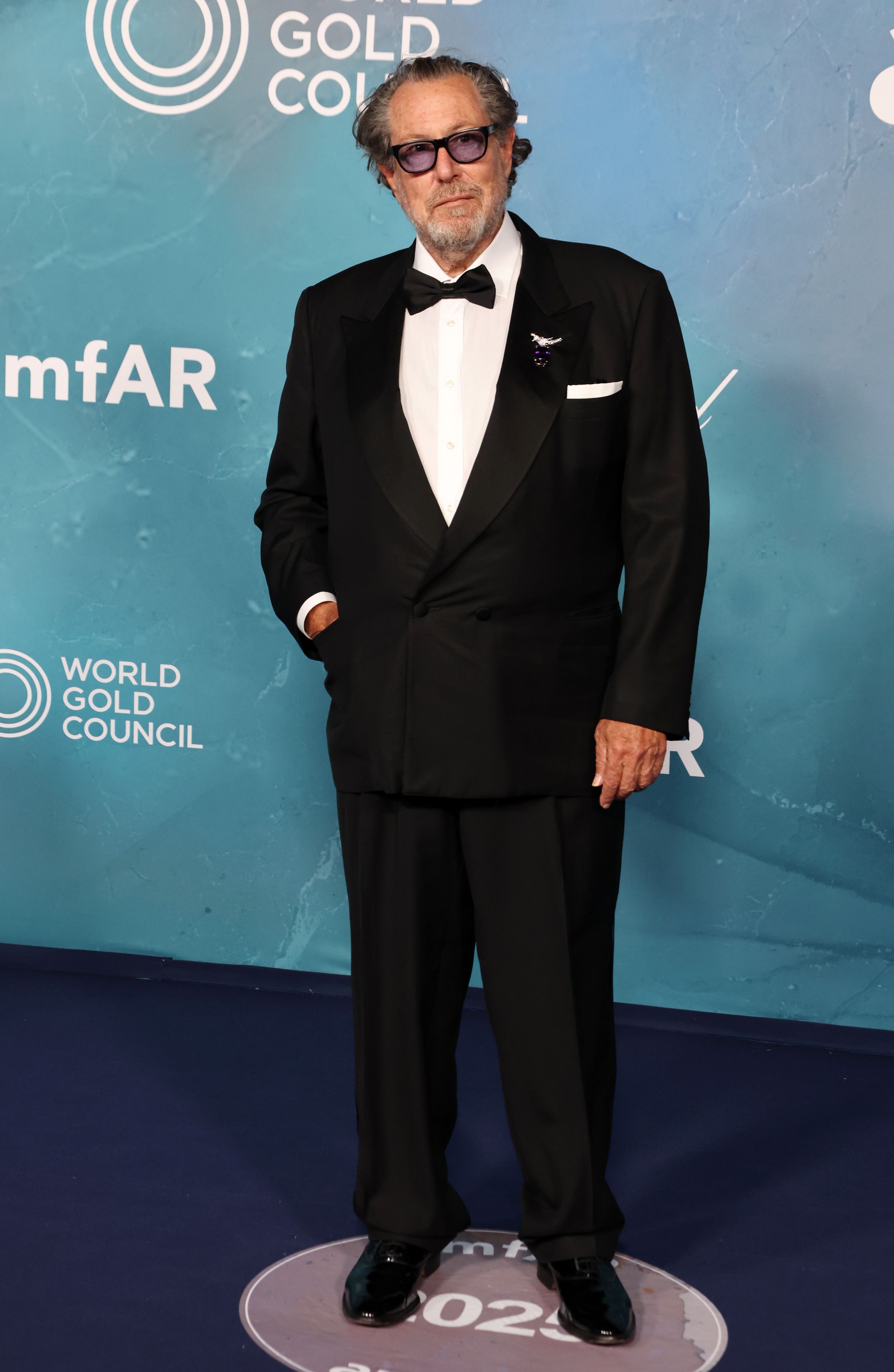 Julian Schnabel attends the amfAR Gala Venezia 2025 presented by World Gold Council