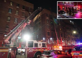 42-year-old man taken into custody after NYC apartment goes up in flames, injuring two firefighters