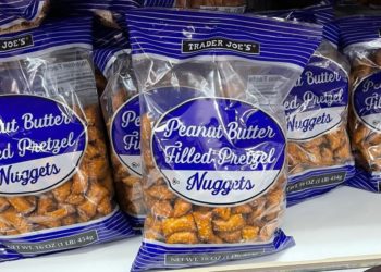 I walk to Trader Joe’s every week to shop for my family of 4. These 10 items always make it into my cart.