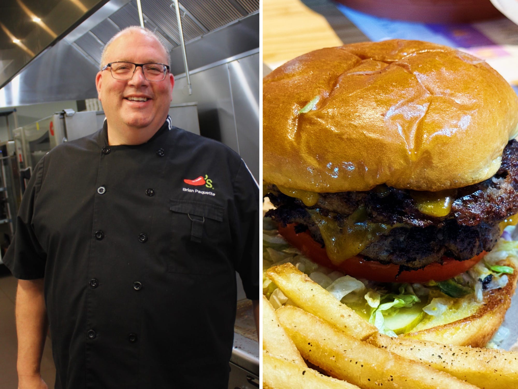 chilis chef brian paquette and chilis burger