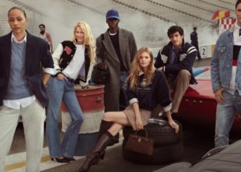 A Day at the Tommy Hilfiger Racetrack with Nicholas Hoult and Claudia Schiffer