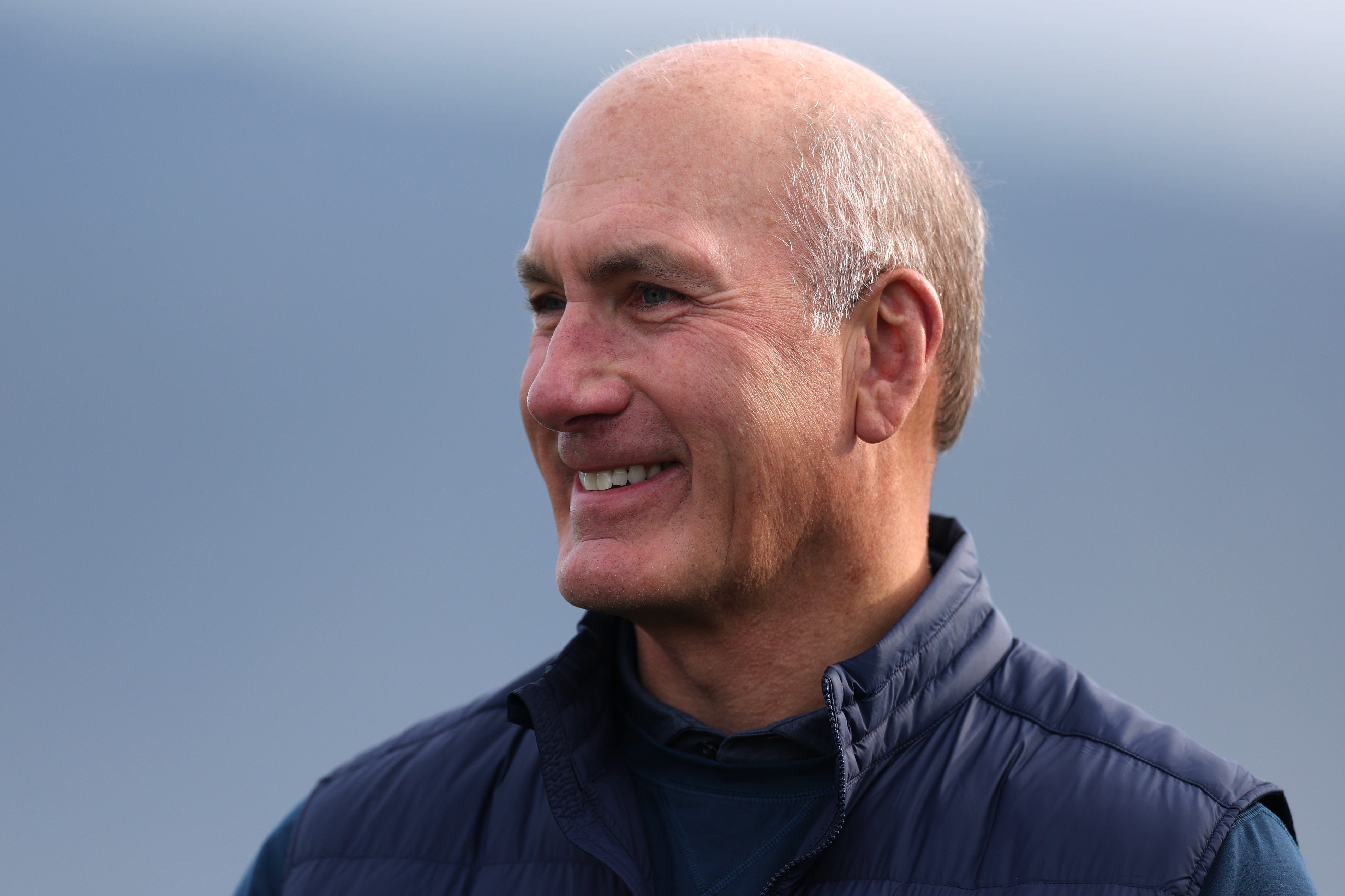 AT&T CEO John Stankey at the Pebble Beach Pro-Am 2025.