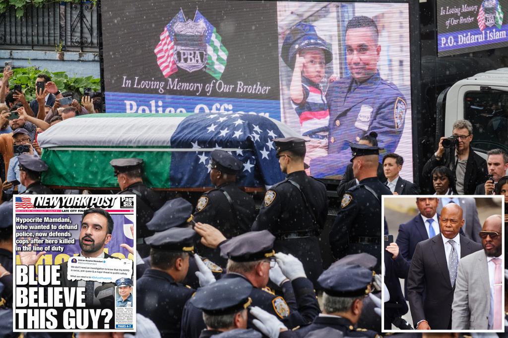 Adams slams Zohran Mamdani for blowing off NYPD funerals in years before mayoral bid: ‘Where was he?’