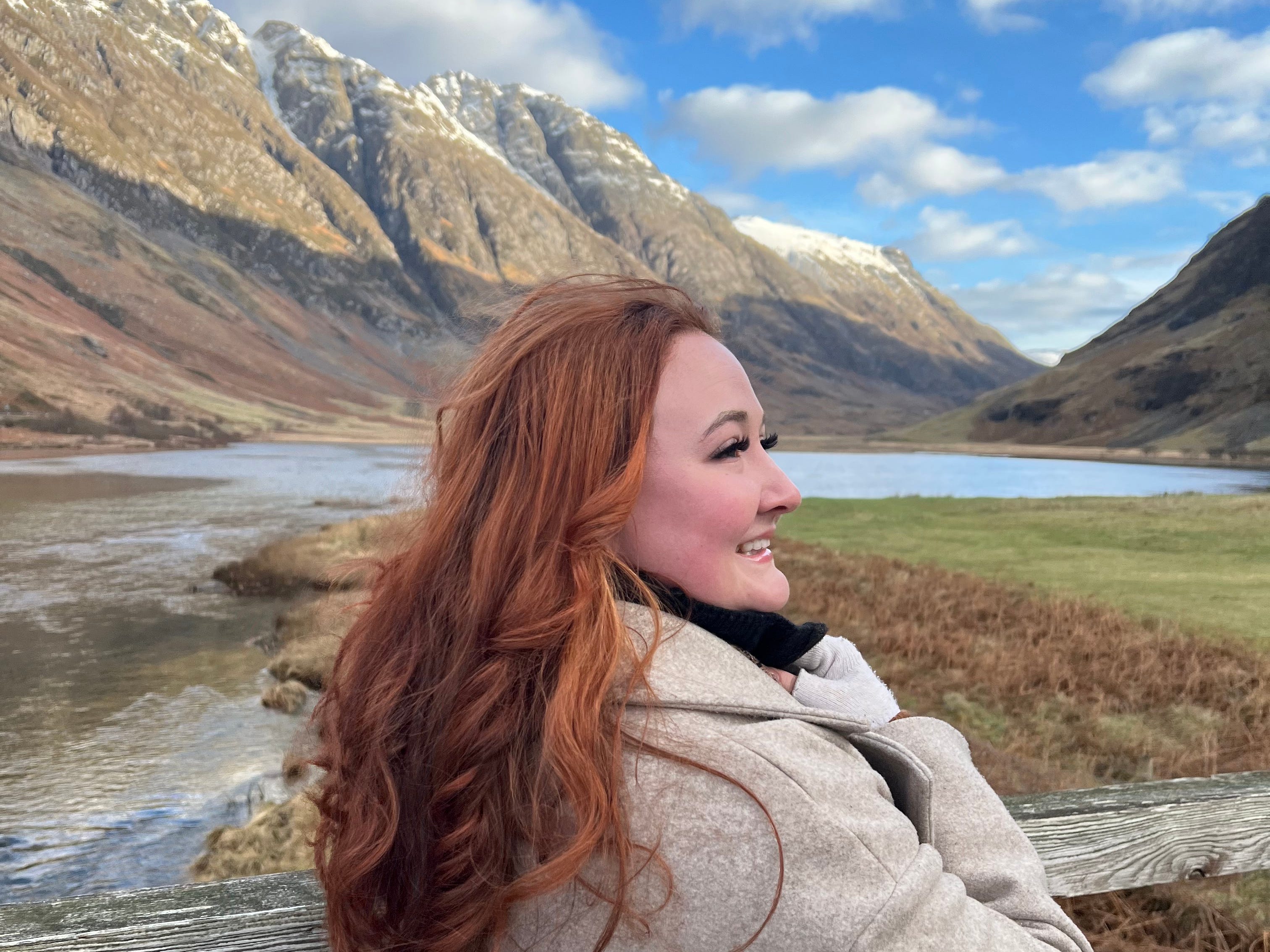 The author posing in Scotland.