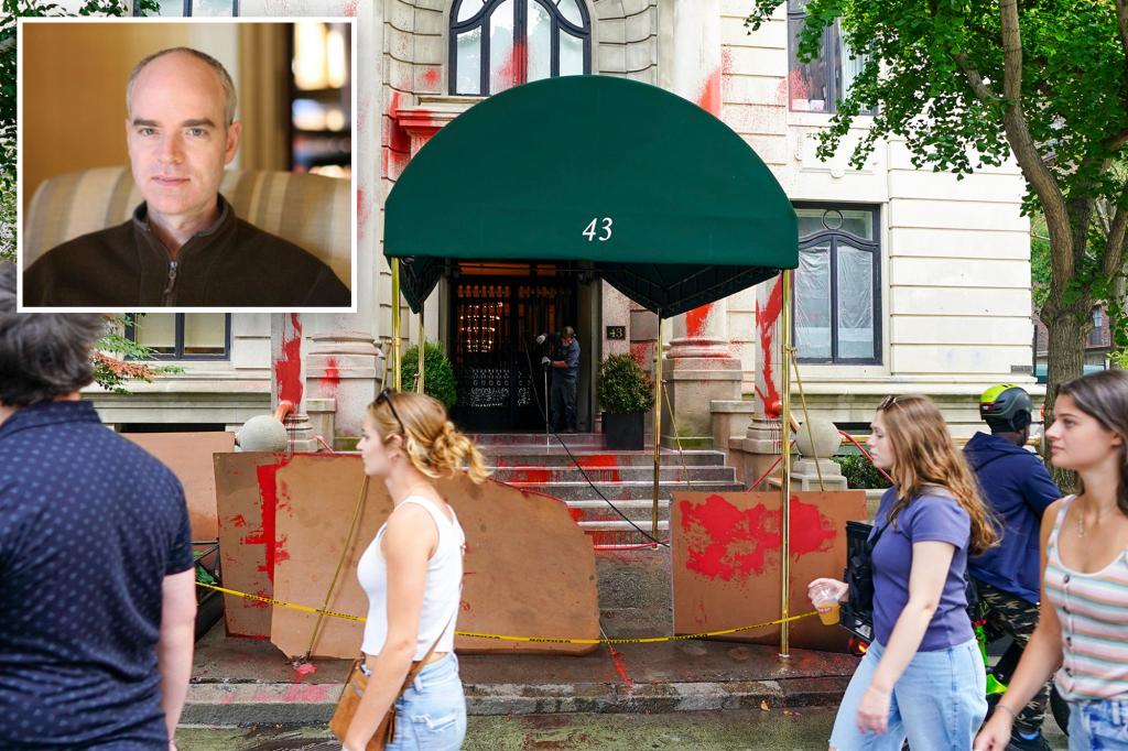 Anti-Israel vandals target ritzy NYC building where New York Times executive editor Joe Kahn lives