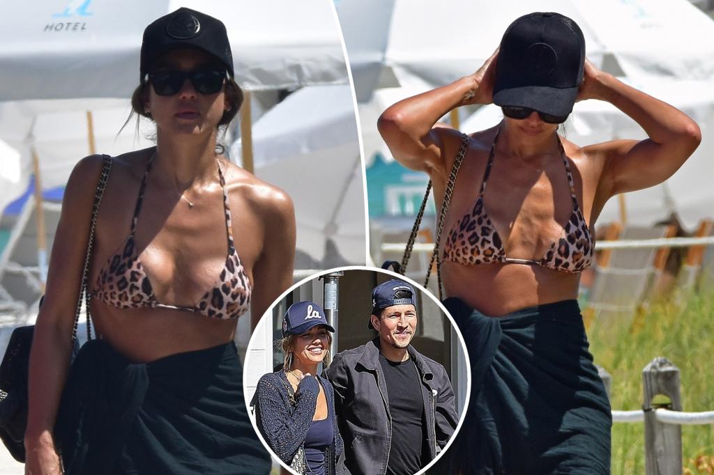 Bikini-clad Jessica Alba spends time with family as Danny Ramirez romance heats up