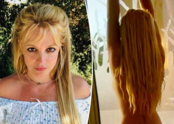 Britney Spears flaunts figure in nothing but knee-high boots after sparking fan concern
