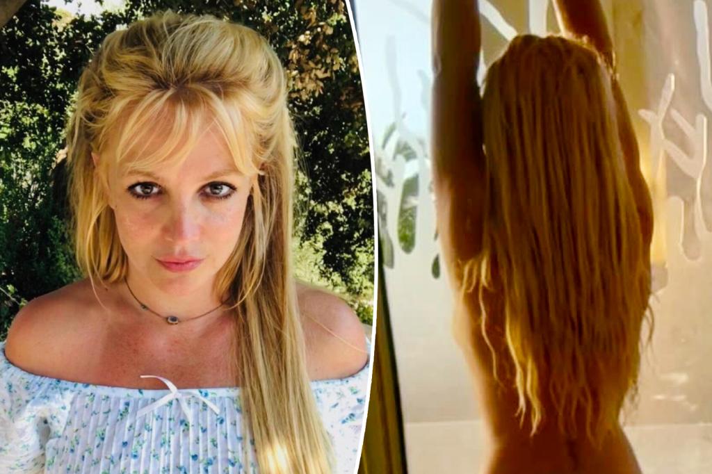 Britney Spears flaunts figure in nothing but knee-high boots after sparking fan concern