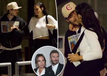 Brooklyn Beckham and Nicola Peltz brush off parents’ icy snub with loved-up walk in NYC