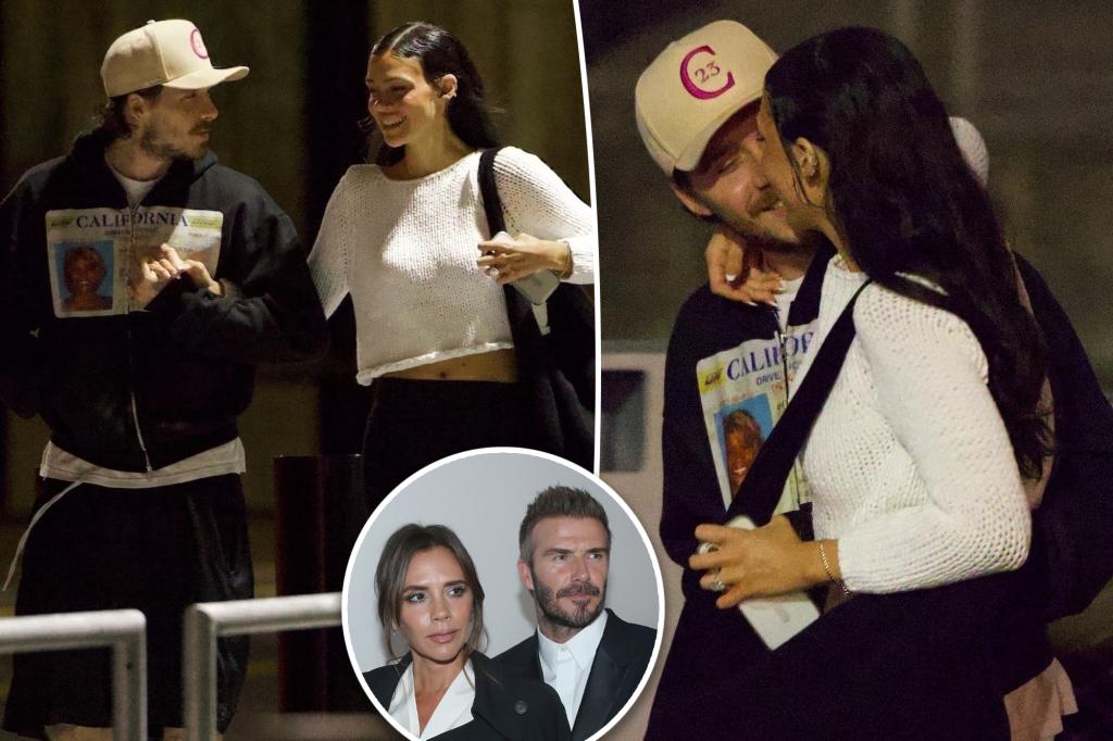 Brooklyn Beckham and Nicola Peltz brush off parents’ icy snub with loved-up walk in NYC