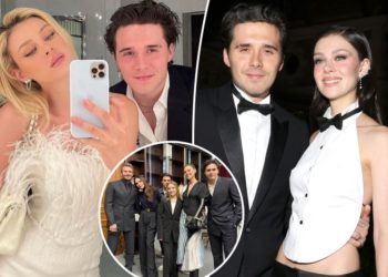 Brooklyn Beckham and Nicola Peltz renew wedding vows as rift with his family deepens