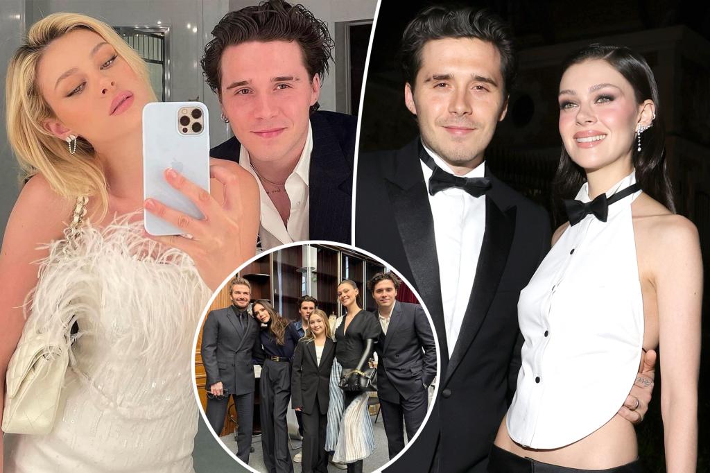 Brooklyn Beckham and Nicola Peltz renew wedding vows as rift with his family deepens