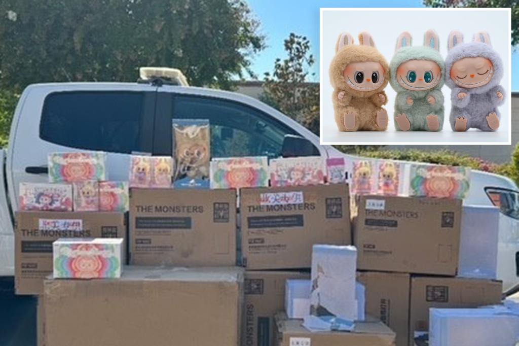 California police recover $30K worth of Labubu dolls after they were stolen from warehouse