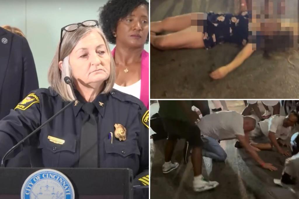 Cincinnati police chief under intense scrutiny for mass brawl was accused by fellow cops of anti-white discrimination, using ‘race-based quota system’: suit