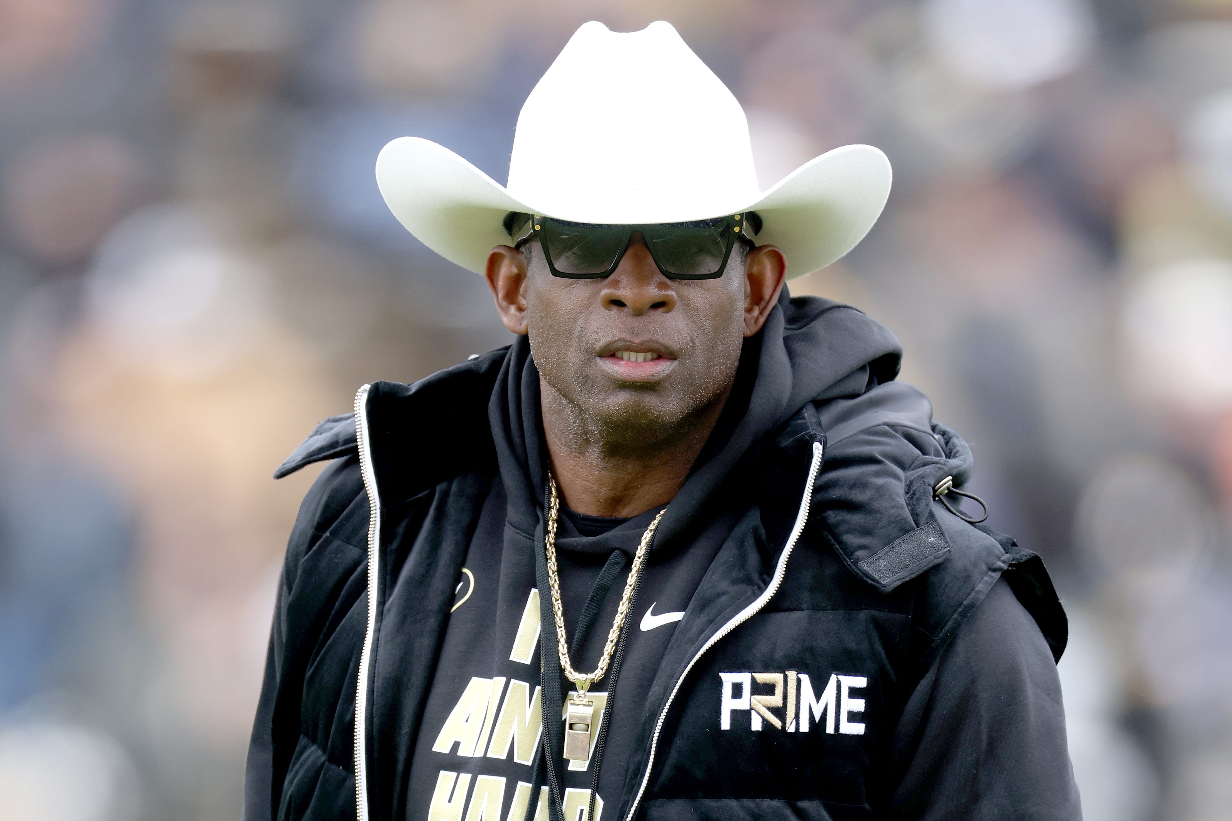 Deion "Coach Prime" Sanders said young athletes should not prioritize financial factors when choosing a university.