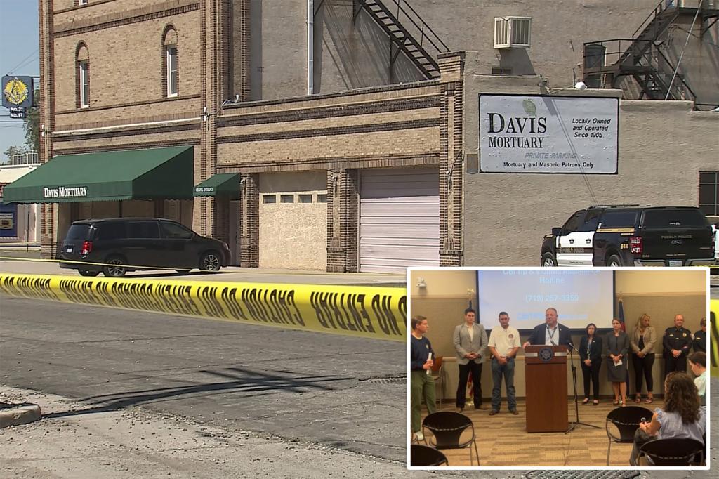 Colorado funeral home investigated after 20 bodies found decomposing, some  for over a decade, behind hidden door