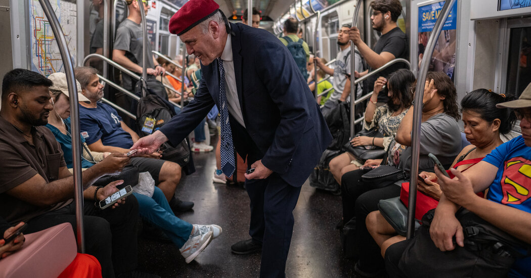 Curtis Sliwa Wants to Be Mayor. He’s Taking Off His Beret to Prove It.