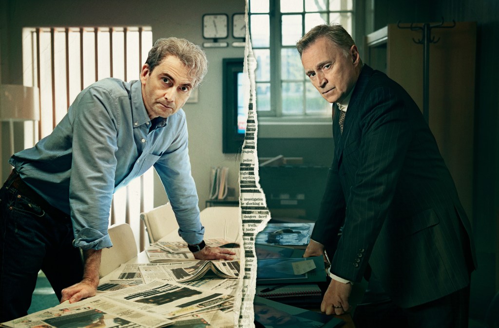 David Tennant & Robert Carlyle Are Taking On Rupert Murdoch’s News Of The World In Exclusive Images Of ITV’s ‘The Hack’