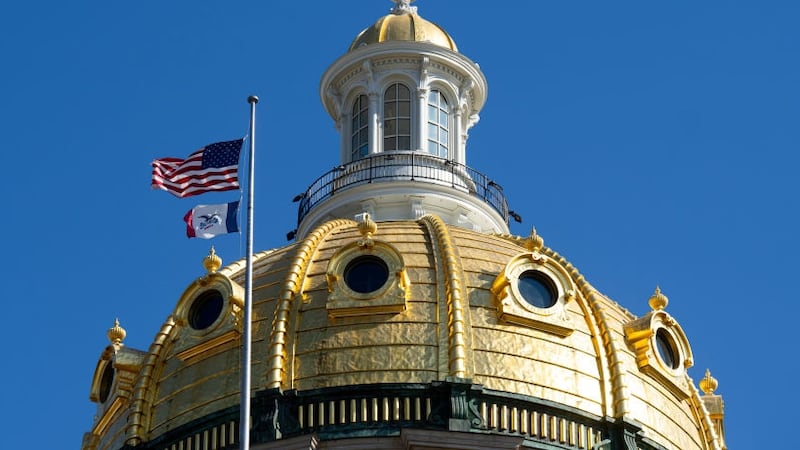 The Iowa State Capitol, commonly called the Iowa Statehouse, as seen in Des Moines, Iowa on Friday, October 18, 2024.