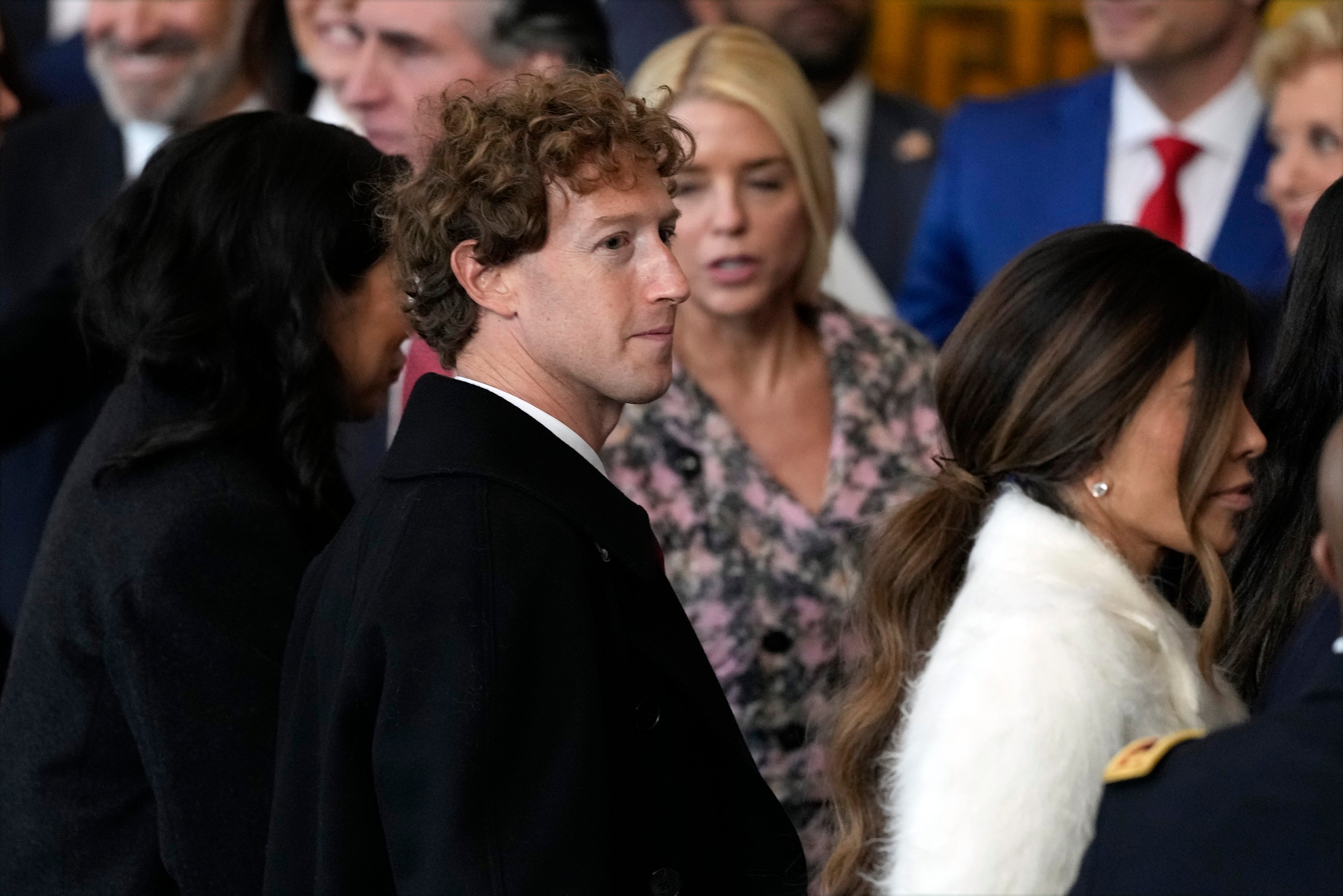 Meta CEO Mark Zuckerberg at Donald Trump's 2025 inauguration
