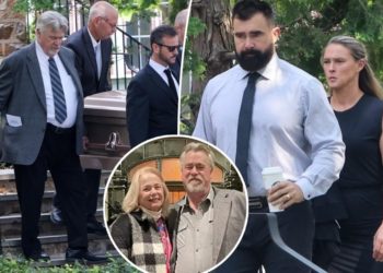 Ed Kelce’s girlfriend, Maureen Maguire, laid to rest in somber funeral