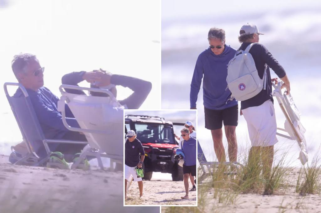 Ex-Biden Secretary of State Antony Blinken kicked off East Hampton’s Georgica Beach
